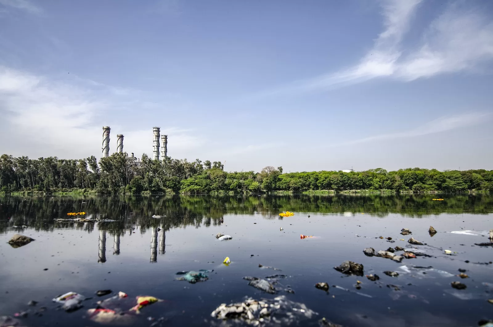 Garbage on Body of Water